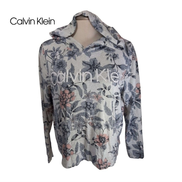 Calvin Klein  flowered light sweatshirt - Picture 1 of 6